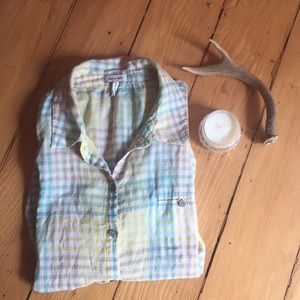 Splendid linen button down shirt